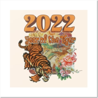 2022 Year of the Tiger Posters and Art